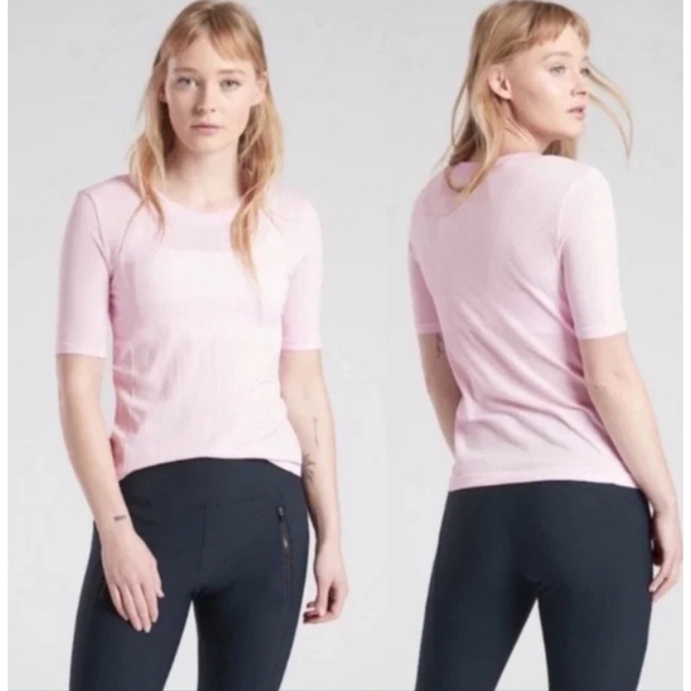 Athleta Renew Ribbed tee